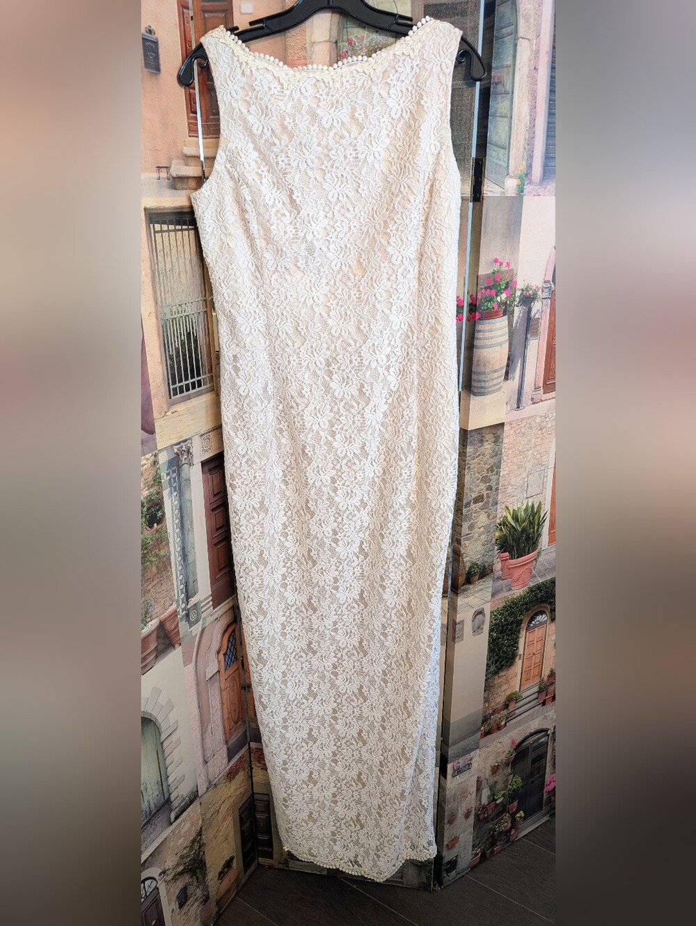 Ivory Lace Maxi Dress